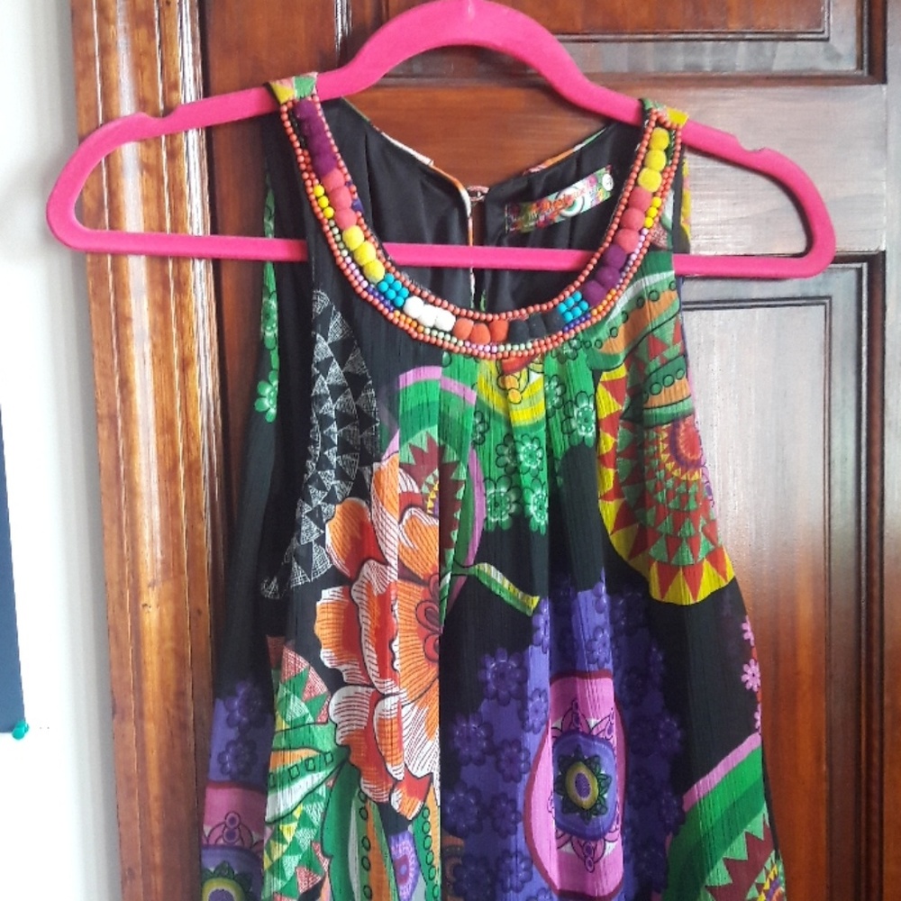 Desigual flouncy dress fun and colourful
